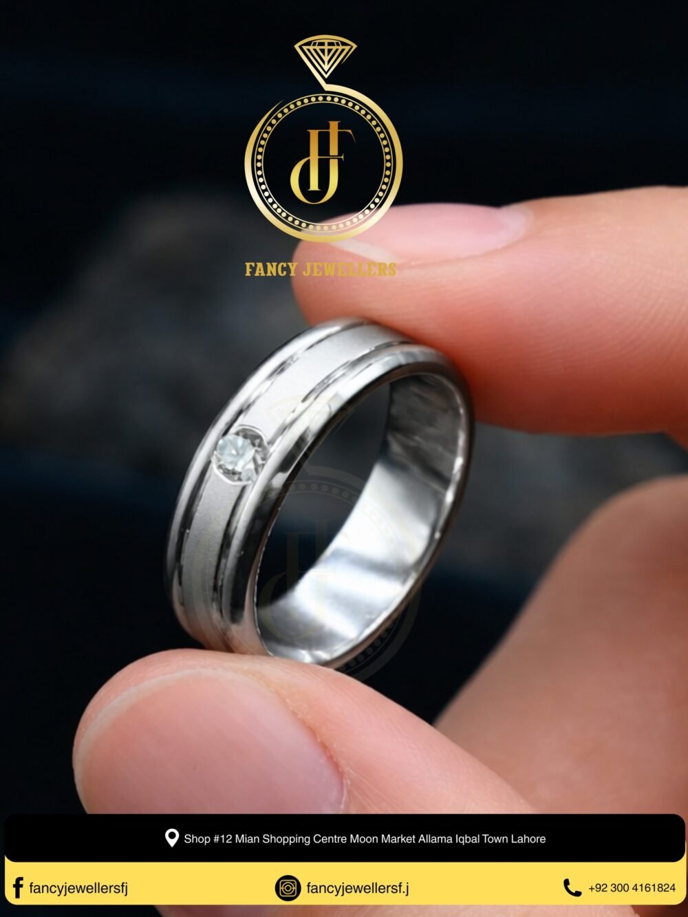 Palladium Men's Ring