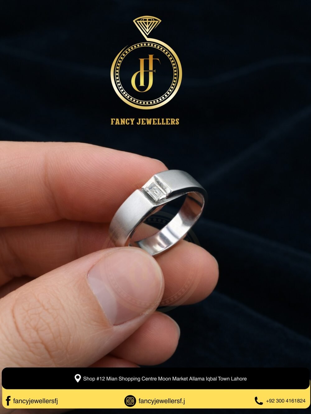 Palladium Men's Ring